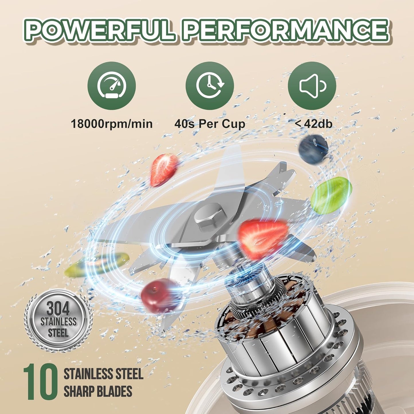 Prasky™ QuickMix Portable Blender